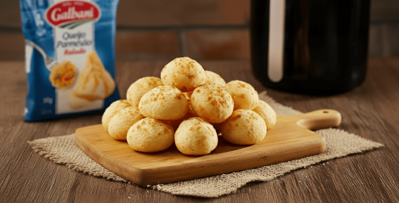 Como fazer pão de queijo na airfryer: receita rápida e deliciosa