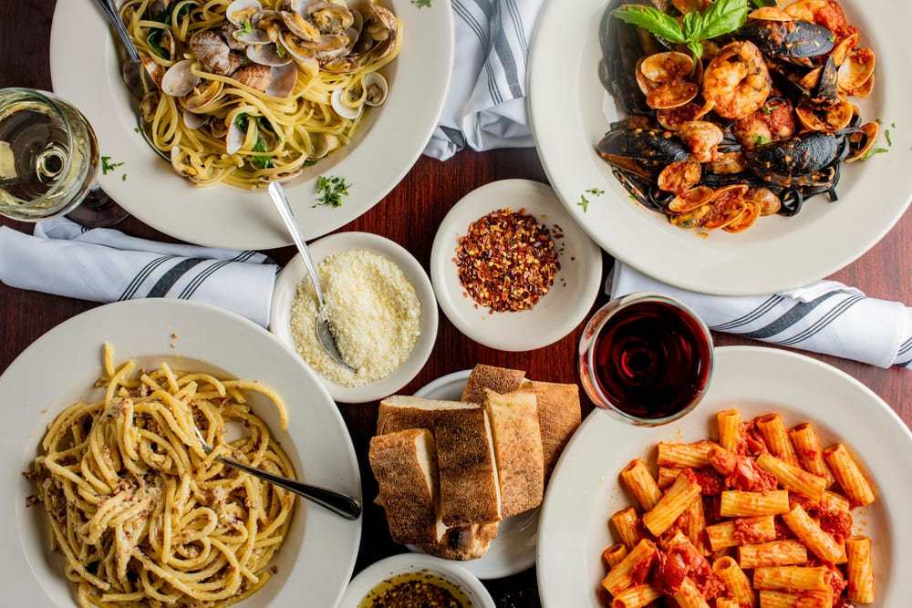 O que servir em um jantar de massas?